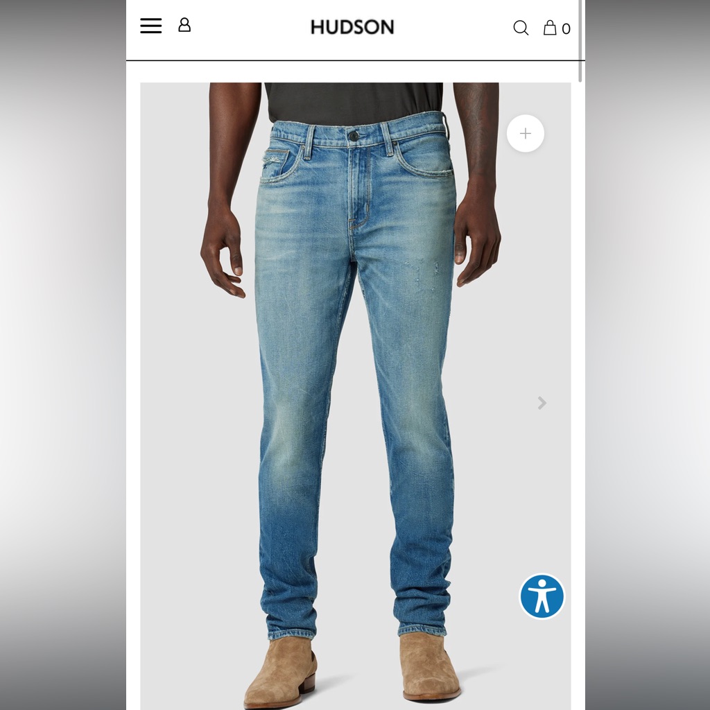 Men’s Hudson Jeans (Tyler Herro Collab) Slow Motion Skinny